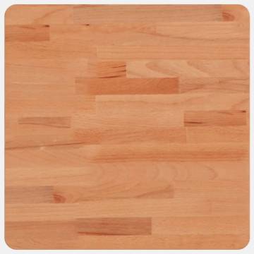 Table Top 40x40x1.5 cm Square Solid Wood Beech