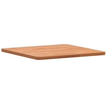 Table Top 40x40x1.5 cm Square Solid Wood Beech