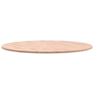 Table Top Ø80x1.5 cm Round Solid Wood Beech