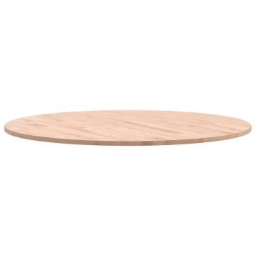 Table Top Ø80x1.5 cm Round Solid Wood Beech