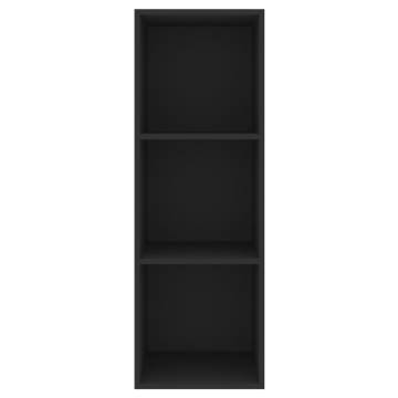 Wall-mounted TV Cabinet Black 37x37x107 cm Engineered Wood