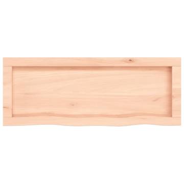 Bathroom Countertop 80x30x(2-4) cm Untreated Solid Wood