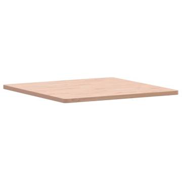 Table Top 80x80x2.5 cm Square Solid Wood Beech