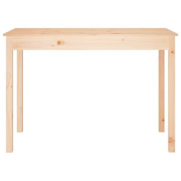 Dining Table 110x55x75 cm Solid Wood Pine