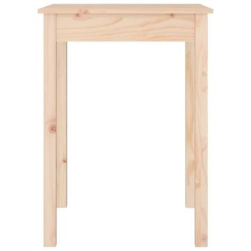 Dining Table 55x55x75 cm Solid Wood Pine