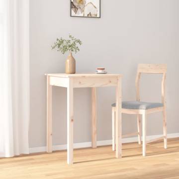 Dining Table 55x55x75 cm Solid Wood Pine