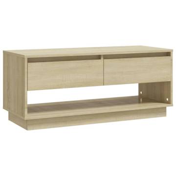 TV Cabinet Sonoma Oak 102x41x44 cm Engineered Wood