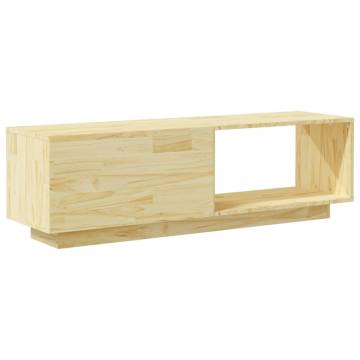 TV Cabinet 110x30x33.5 cm Solid Pinewood