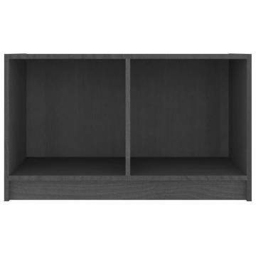 TV Cabinet Grey 70x33x42 cm Solid Pinewood