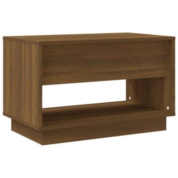 TV Cabinet Brown Oak 70x41x44 cm Engineered Wood