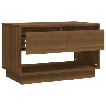 TV Cabinet Brown Oak 70x41x44 cm Engineered Wood