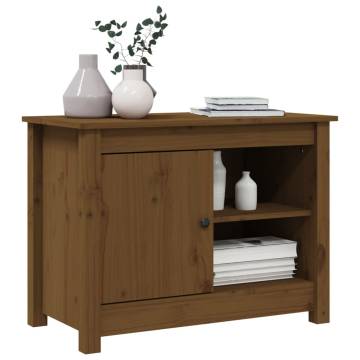 TV Cabinet Honey Brown 70x36.5x52 cm Solid Wood Pine