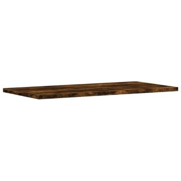 Wall Shelves 4 pcs Smoked Oak 60x30x1.5 cm Engineered Wood