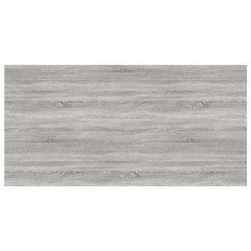 Wall Shelves 4 pcs Grey Sonoma 100x50x1.5 cm Engineered Wood