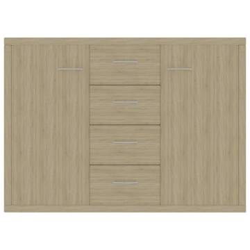 Sideboard Sonoma Oak 88x30x65 cm Engineered Wood