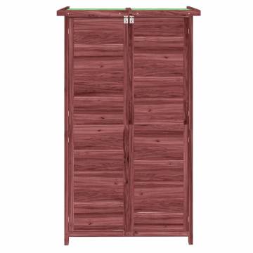 Garden Tool Shed Mocha 83x57x140 cm Solid Wood Pine