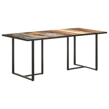 Dining Table 180 cm Solid Reclaimed Wood