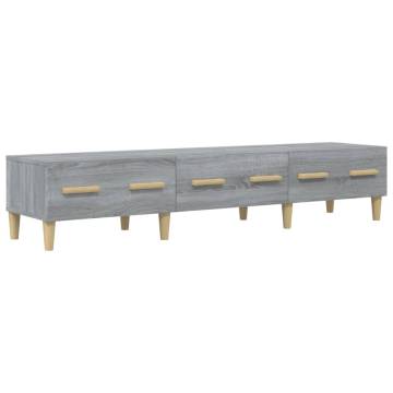 TV Cabinet Grey Sonoma 150x34.5x30 cm Engineered Wood