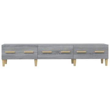 TV Cabinet Grey Sonoma 150x34.5x30 cm Engineered Wood