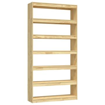 Book Cabinet/Room Divider 100x30x200 cm Solid Pinewood