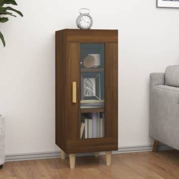 Sideboard Brown Oak 34.5x34x90 cm Engineered Wood