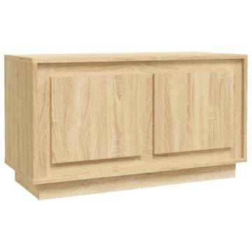 TV Cabinet Sonoma Oak 80x35x45 cm Engineered Wood