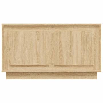 TV Cabinet Sonoma Oak 80x35x45 cm Engineered Wood