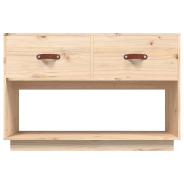 TV Cabinet 90x40x60 cm Solid Wood Pine