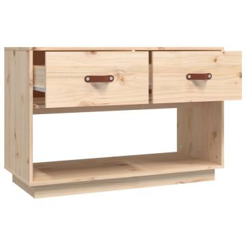 TV Cabinet 90x40x60 cm Solid Wood Pine