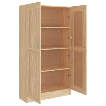 Book Cabinet Sonoma Oak 82.5x30.5x150 cm Engineered Wood