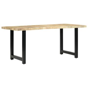 Dining Table 180x90x76 cm Solid Mango Wood