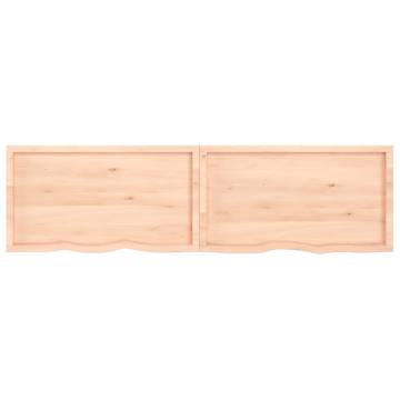 Bathroom Countertop 220x60x(2-4) cm Untreated Solid Wood