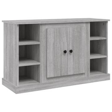 Sideboard Grey Sonoma 100x35.5x60 cm Engineered Wood