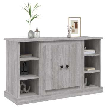 Sideboard Grey Sonoma 100x35.5x60 cm Engineered Wood