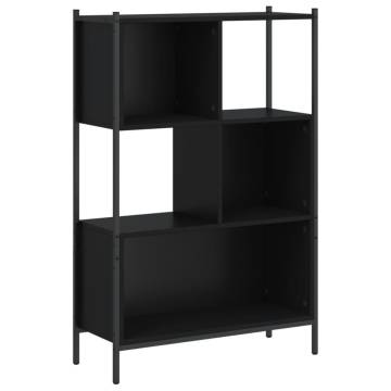 Bookcase Black 72x28x109 cm Engineered Wood