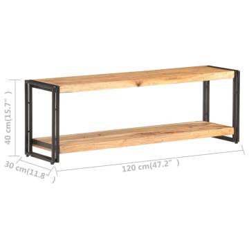 TV Cabinet 120x30x40 cm Solid Acacia Wood