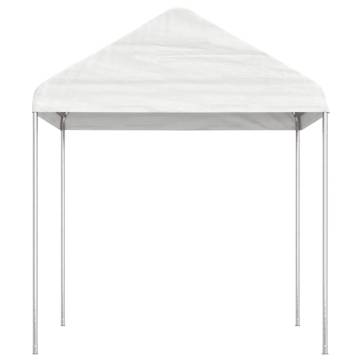 Gazebo with Roof White 6.69x2.28x2.69 m Polyethylene