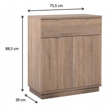 Finori Chest Chester 01A Sonoma Oak