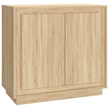 Sideboard Sonoma Oak 80x34x75 cm Engineered Wood