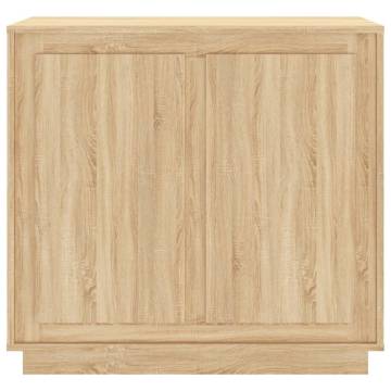 Sideboard Sonoma Oak 80x34x75 cm Engineered Wood