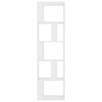 Book Cabinet/Room Divider White 45x24x159 cm Engineered Wood