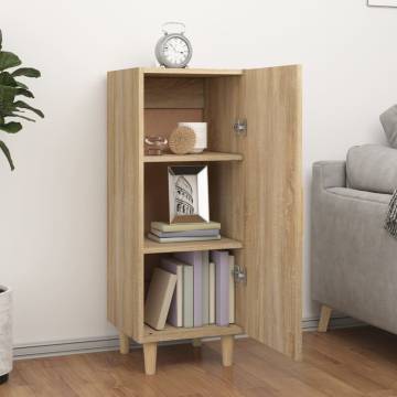 Sideboard Sonoma Oak 34.5x34x90 cm Engineered Wood