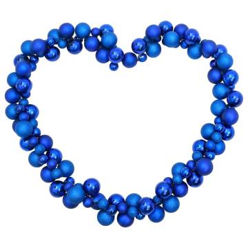 Christmas Balls Garland Blue 175 cm Polystyrene