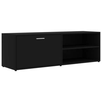 TV Cabinet Black 120x34x37 cm Engineered Wood