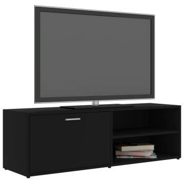 TV Cabinet Black 120x34x37 cm Engineered Wood