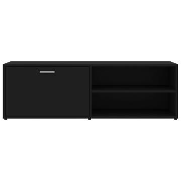 TV Cabinet Black 120x34x37 cm Engineered Wood