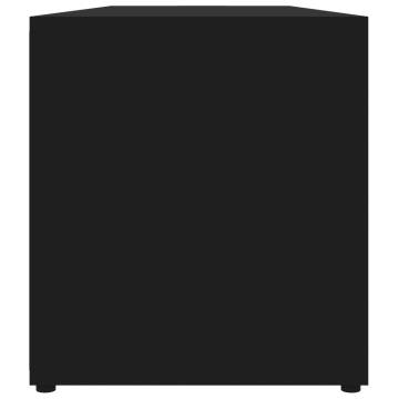 TV Cabinet Black 120x34x37 cm Engineered Wood