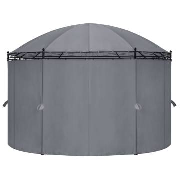 Gazebo with Curtains 520x349x255 cm Anthracite