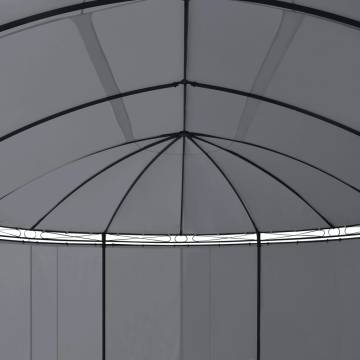 Gazebo with Curtains 520x349x255 cm Anthracite