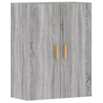 Wall Mounted Cabinets 2 pcs Grey Sonoma Engineered Wood